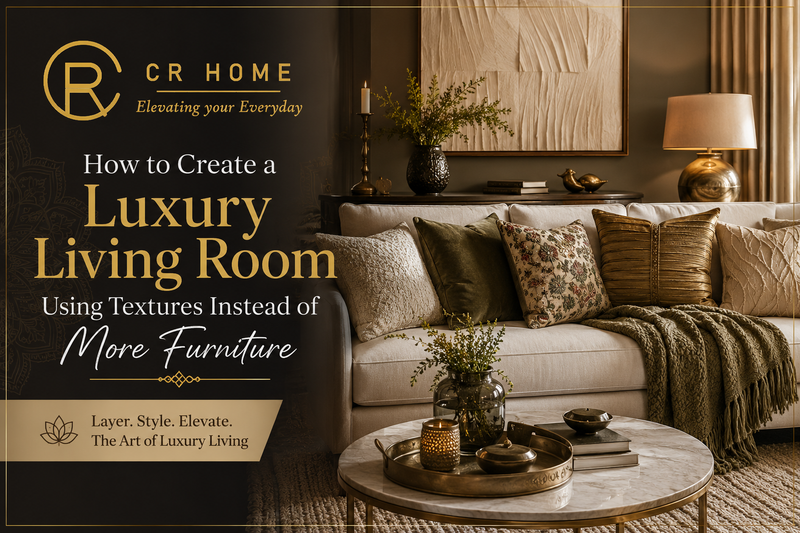 Create a Luxury Living Room Using Textures, Not Furniture