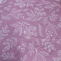 Blush Botanical Whisper Kids Quilt with 2 Pillow Cover