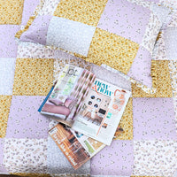 Vintage Bloom Patch Kids Quilt with 2 Pillow Cover