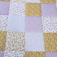 Vintage Bloom Patch Kids Quilt with 2 Pillow Cover