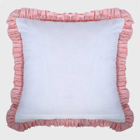 Roselle Bloom Luxe Embroidered Cushion Cover