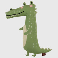 Tiny Crocodile Kids Shape Pillow - 16x30 Cm