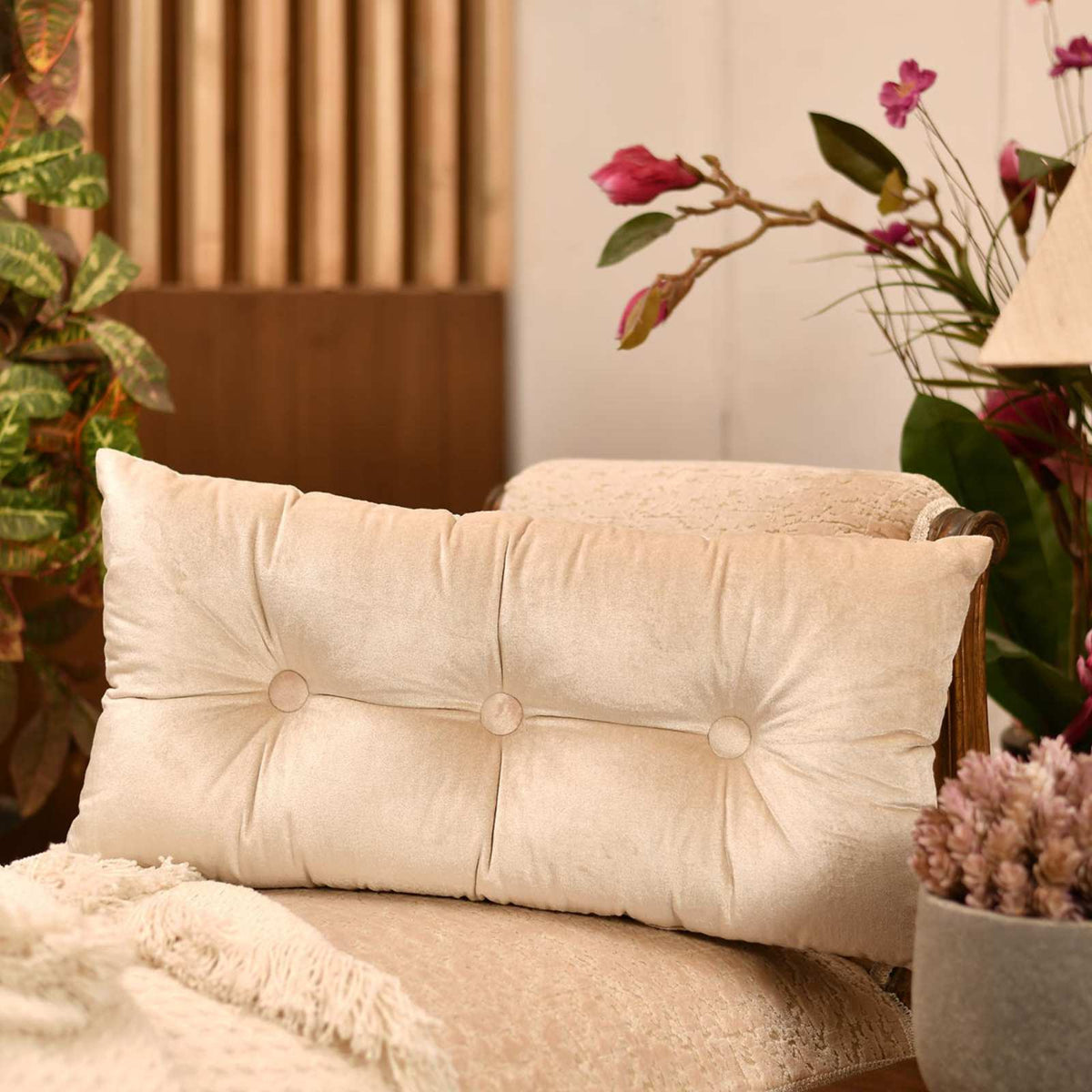 Blush Bloom Luxe Pillow