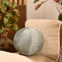 Blue Soft Luxe Sphere Pillow