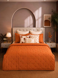 Solara Embroidered Rich Cotton Bedspread