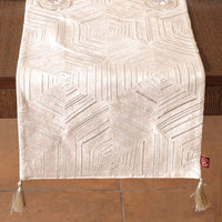 Hexa Pattern Embroidered Table Runner