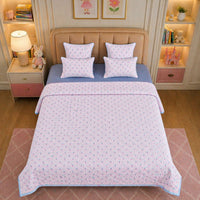 Blush Petal Charm Kids Premium 4 Piece Quilt Set