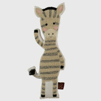 Ziggy Zebra Kids Shape Pillow - 16x30 Cm