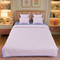 Blush Petal Charm Kids Premium 4 Piece Quilt Set