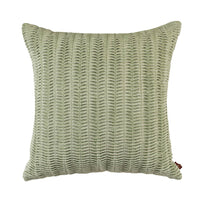 Green Pleated Velvet Cushion Cover