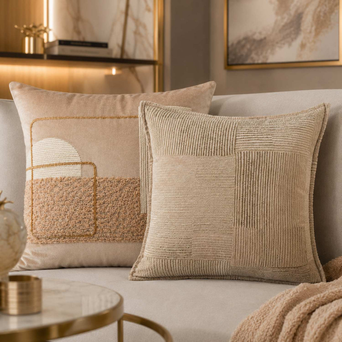 Formline Stripes Cushion Cover