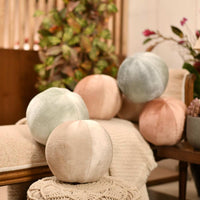 Blue Soft Luxe Sphere Pillow