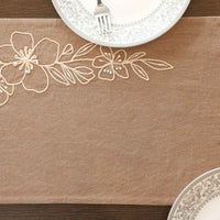Floria Embroidered Table Runner