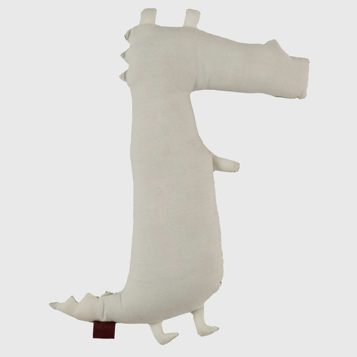 Tiny Crocodile Kids Shape Pillow - 16x30 Cm
