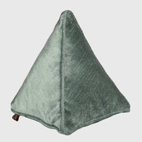 Blue Triangular Pyramid Shaped Pillow
