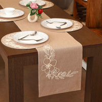 Floria Embroidered Table Runner