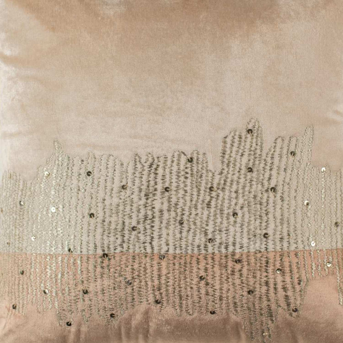 Velvet Embroidered Cushion Cover