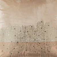 Velvet Embroidered Cushion Cover