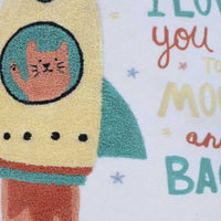 Rocket Tale Love Designer Cushion Cover