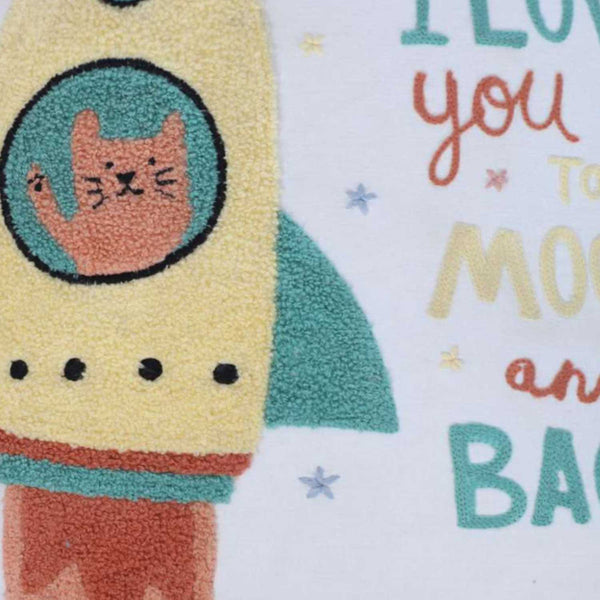 Rocket Tale Love Designer Cushion Cover
