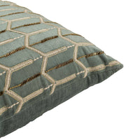 Sequin Velvet Blue Cushion Cover