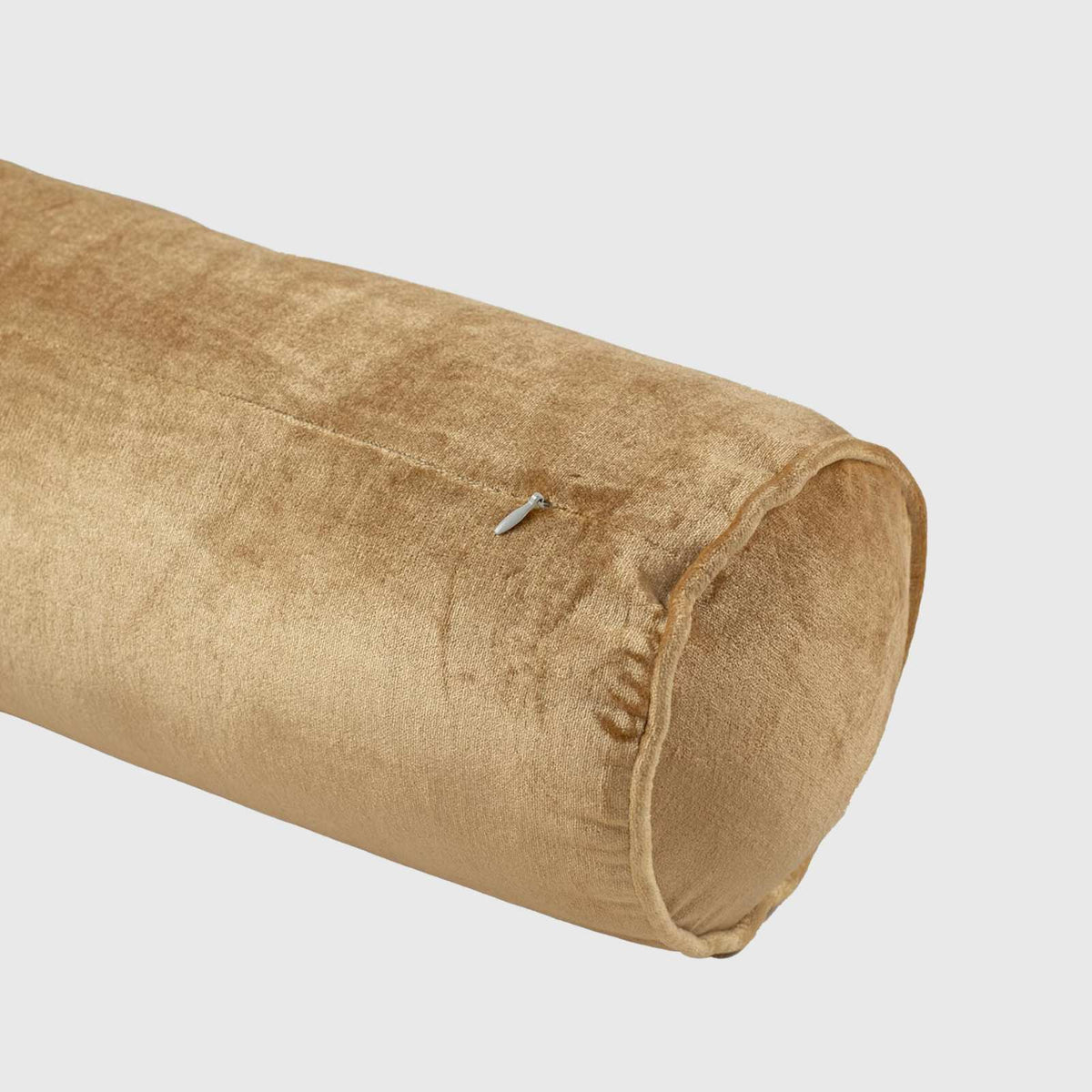 Gold Bolster Shaped Pillow - 50x15 Cms