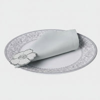 Ivory Bloom Signature Embroidered Napkin