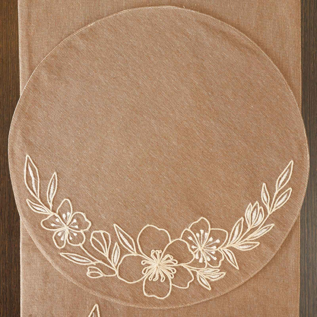 Floria Embroidered Table Runner