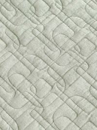 Verdant Royale Velvet Embroidered Bedspread with 2 Pillow Covers