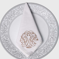 Regal Vine Monogram Luxe Napkin