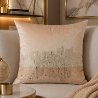 Velvet Embroidered Cushion Cover