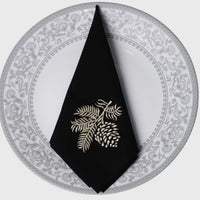 Midnight Fern Luxe Napkin