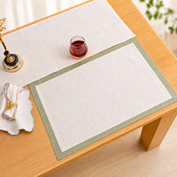 Amber Blossom Embroidered Placemat