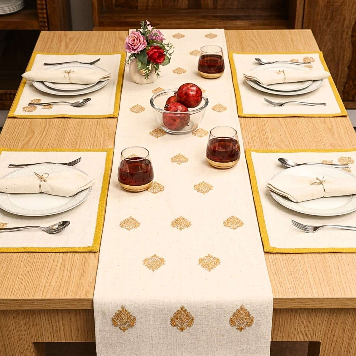 Aurelia Regal Embroidered Placemat
