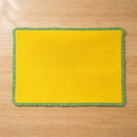 Aurelia Bloom Mustard Embroidered Placemat