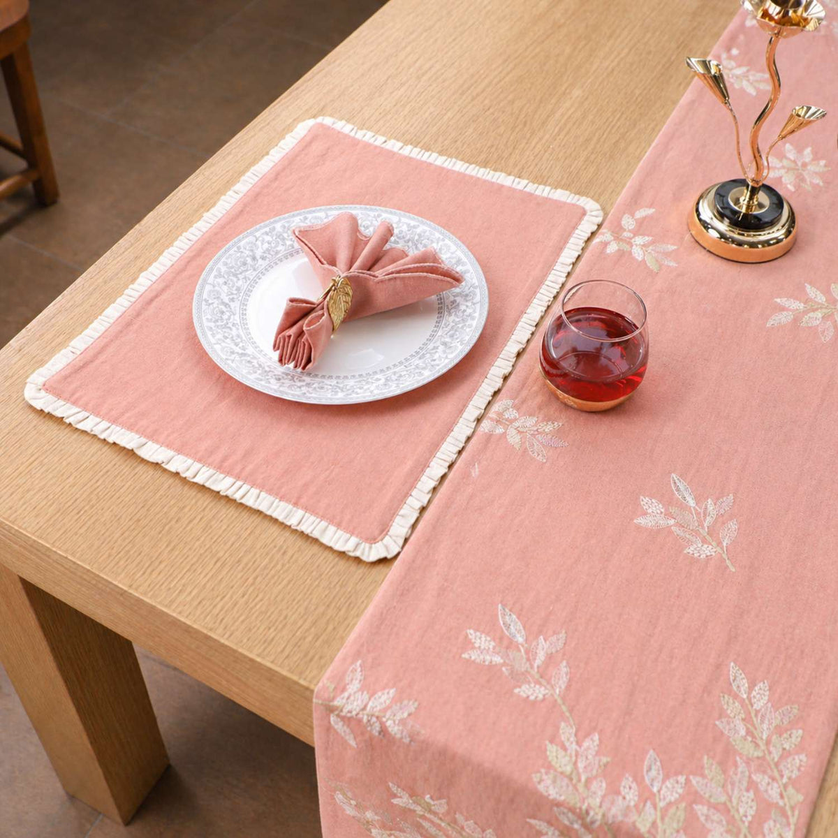 Linen Cotton Pattern Placemat