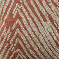 Distress Chevron Embroidered Cushion Cover