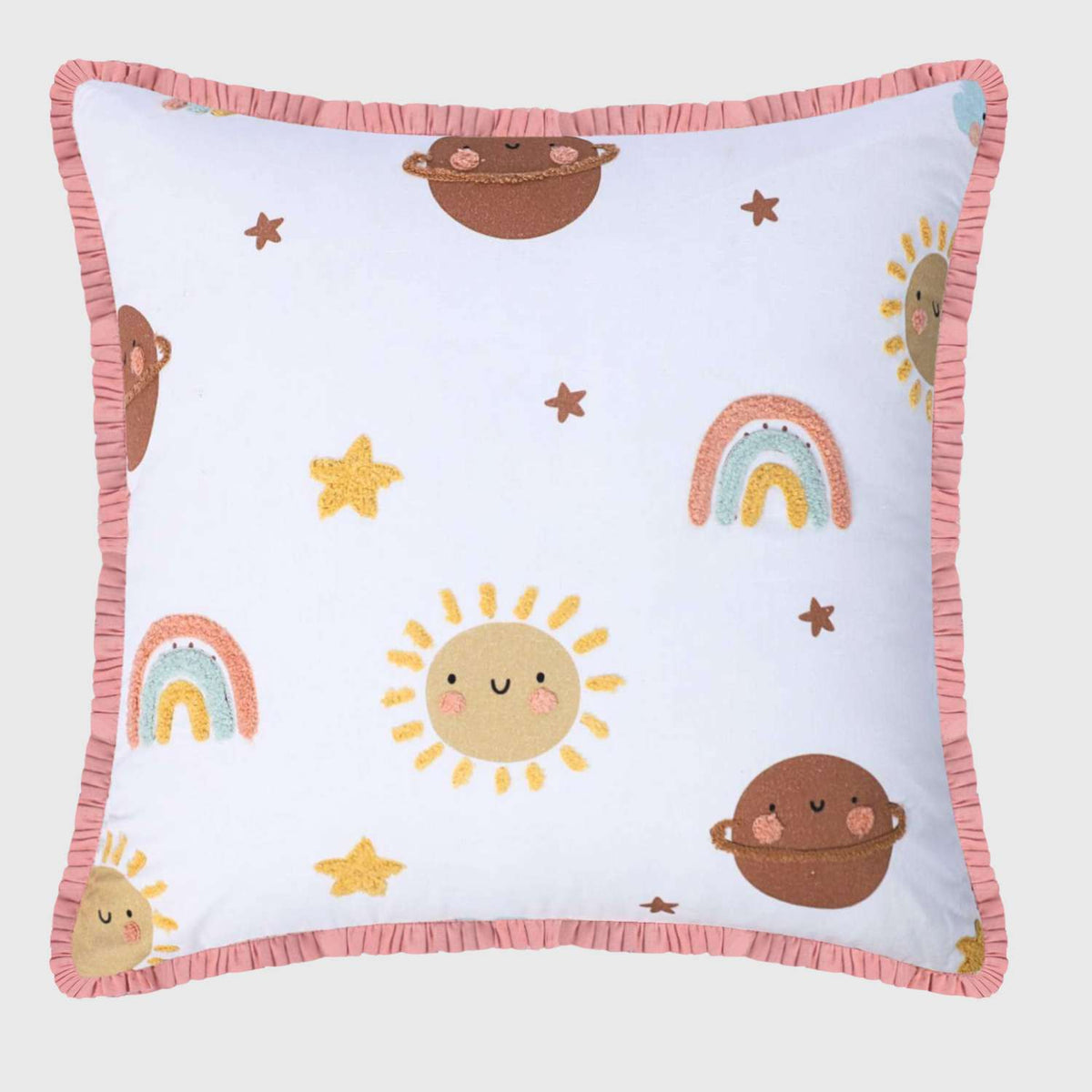 Celestia Dreams Embroidered Cushion Cover