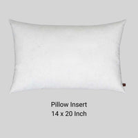 Micro Fiber Cushion Insert Extra Soft, White | 14x20 Inch