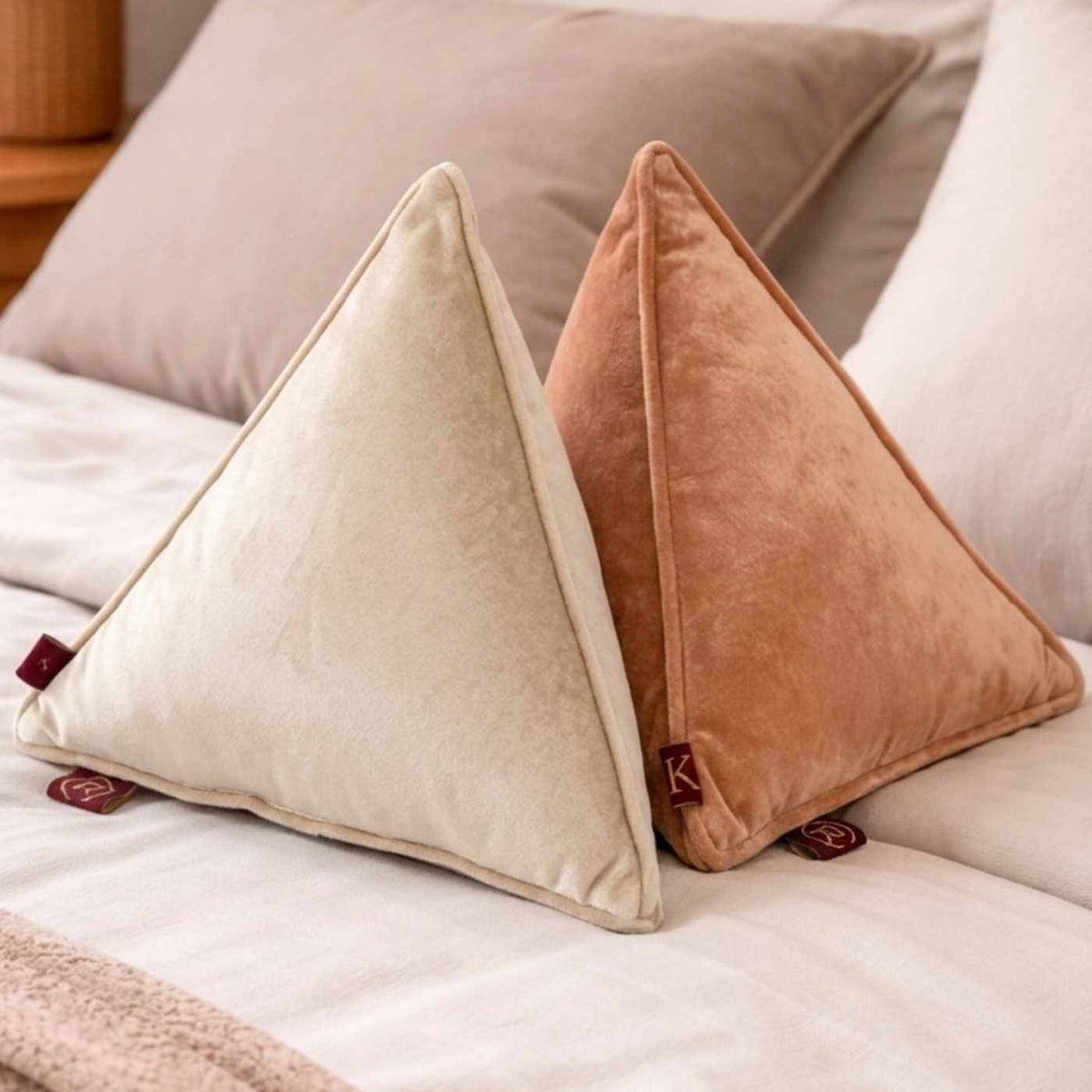 Triangular Pyramid Shaped Pillow